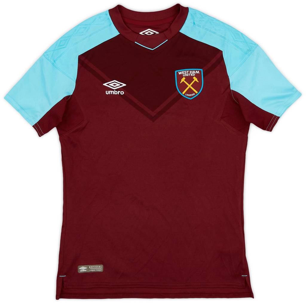 2017-18 West Ham Home Shirt - 9/10 - (M.Boys)