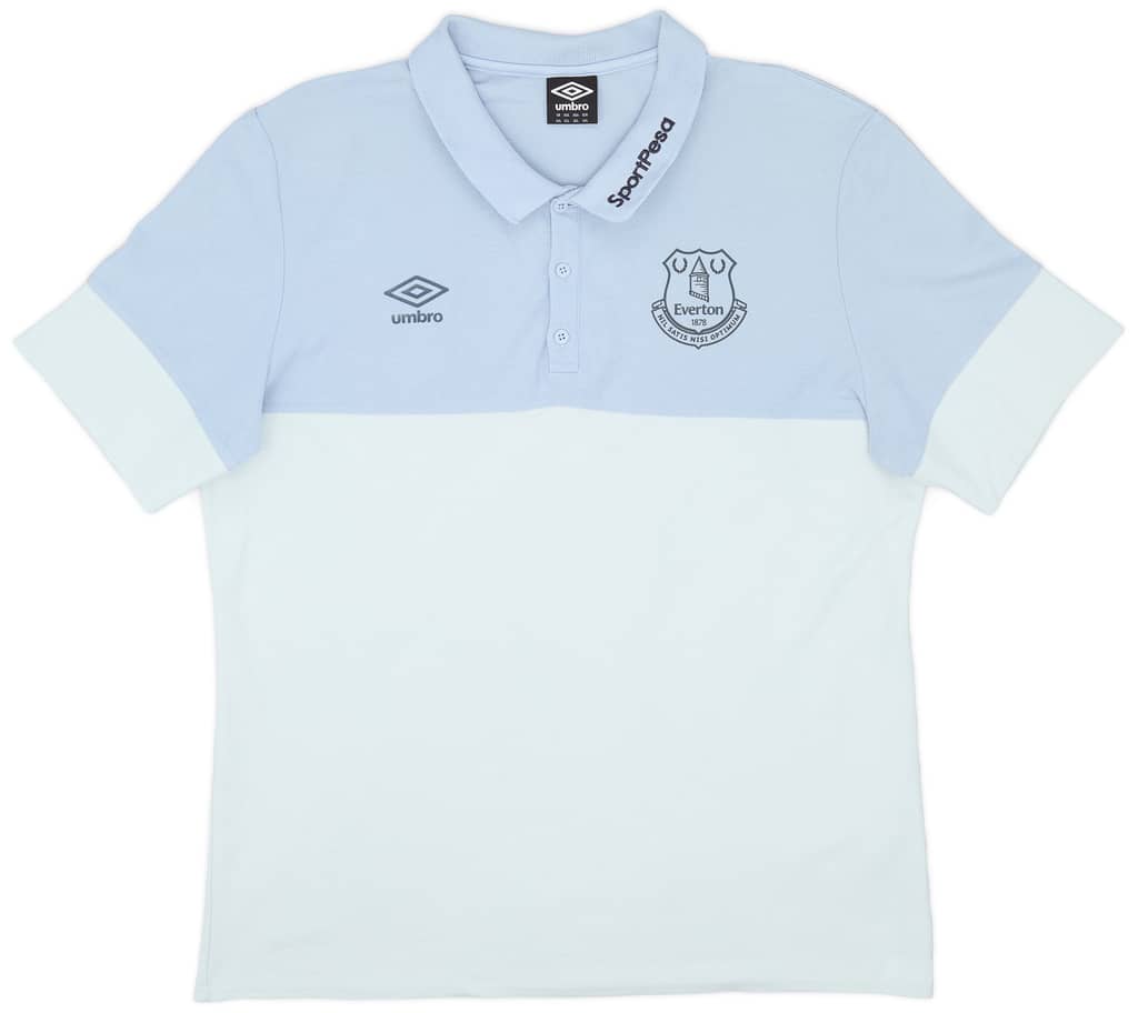 2017-18 Everton Umbro Polo Shirt - 8/10 - (3XL)