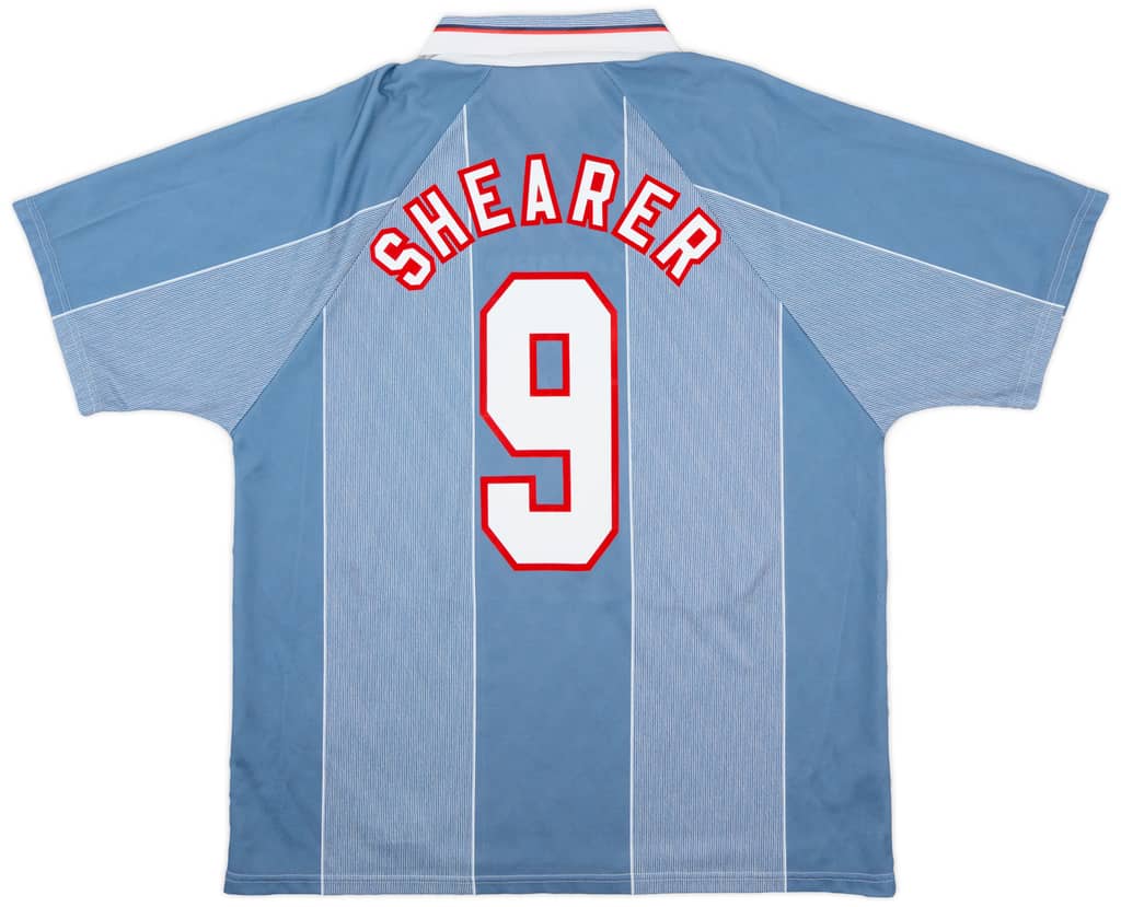 1996-97 England Away Shirt Shearer #9 - 9/10 - (XL)