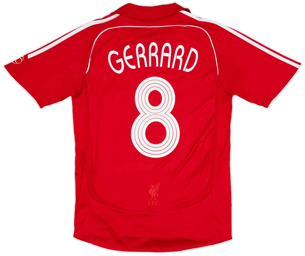 2006-08 Liverpool Home Shirt Gerrard #8 - 5/10 - (S)