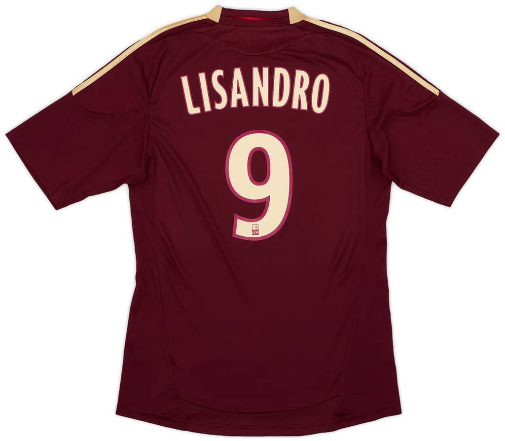 2010-11 Lyon Away Shirt Lisandro #9 - 5/10 - (M)