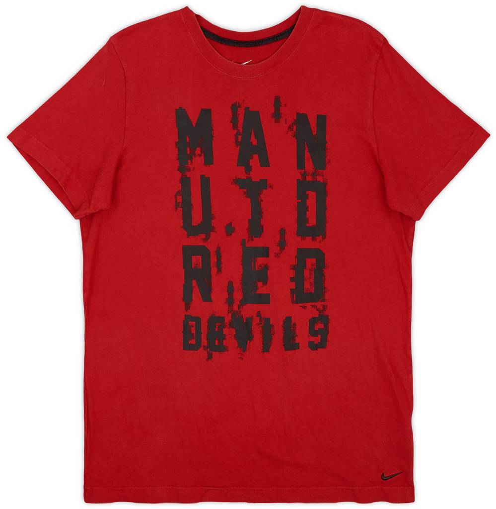 2012-13 Manchester United Nike Graphic Tee - 6/10 - (XL)
