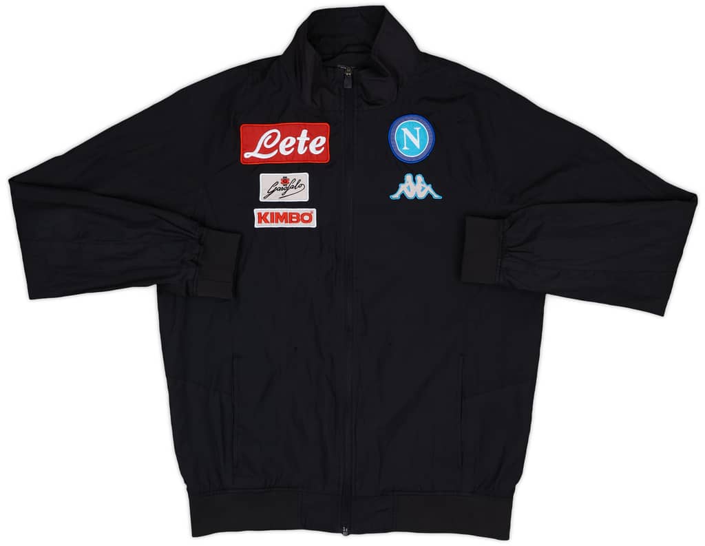 2017-18 Napoli Kappa Track Jacket - 5/10 - (M)