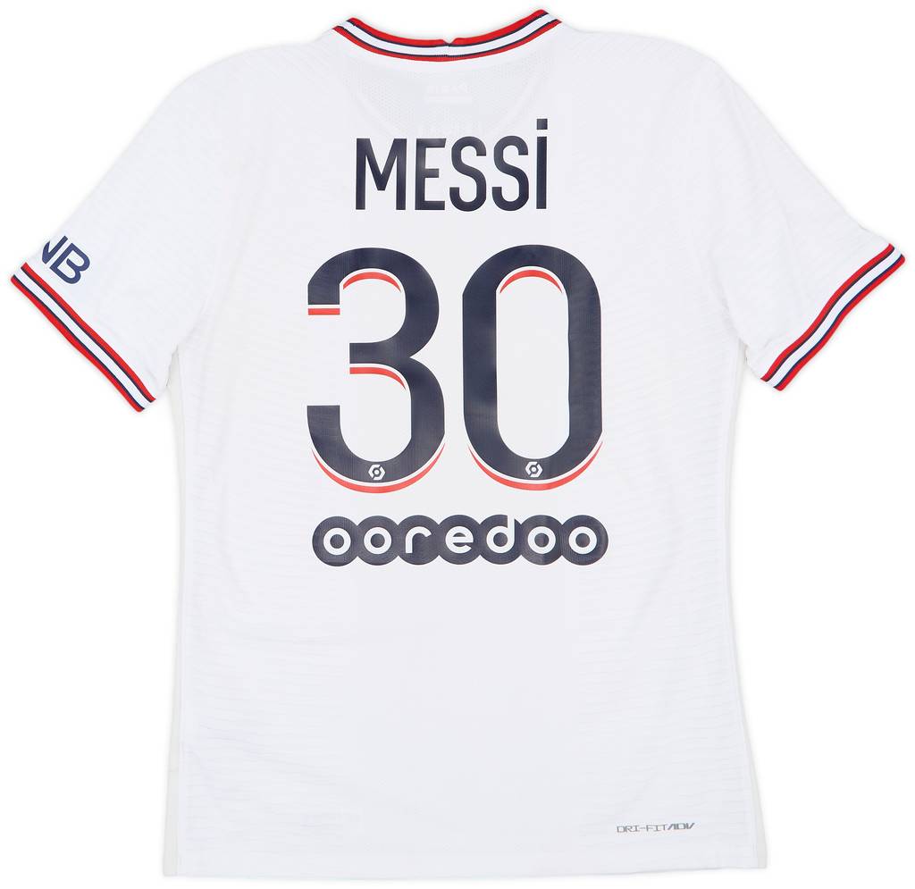 2021-22 Paris Saint-Germain Authentic Fourth Shirt Messi #30 - 6/10 - (M)