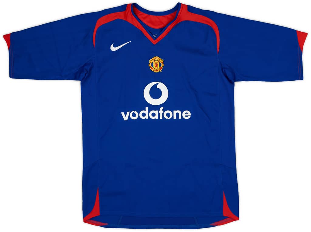 2005-06 Manchester United Away Shirt - 9/10 - (XL.Boys)
