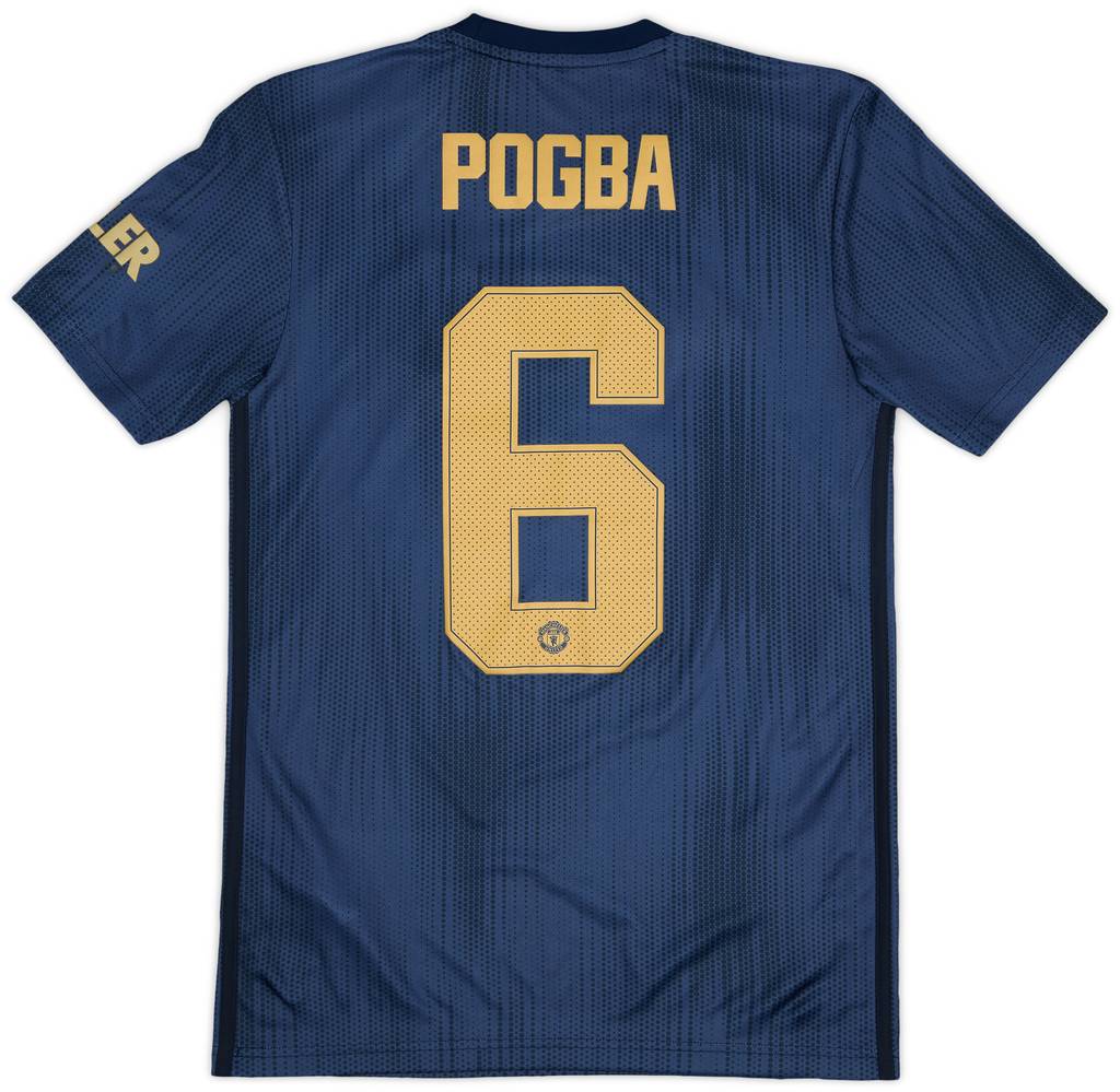 2018-19 Manchester United Third Shirt Pogba #6 (XS)