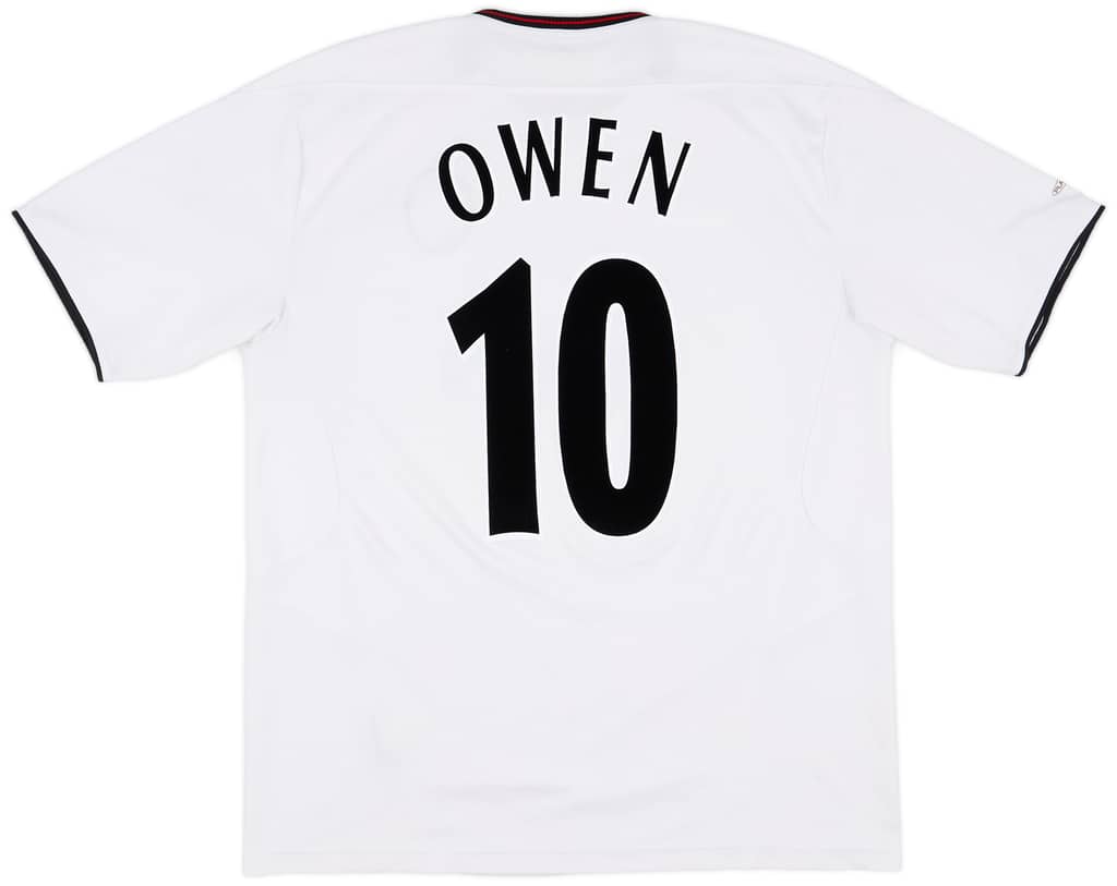 2003-04 Liverpool Away Shirt Owen #10 - 7/10 - (XL)