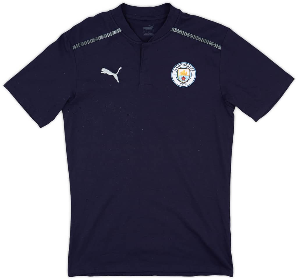 2021-22 Manchester City Puma Polo Shirt - 9/10 - (M)