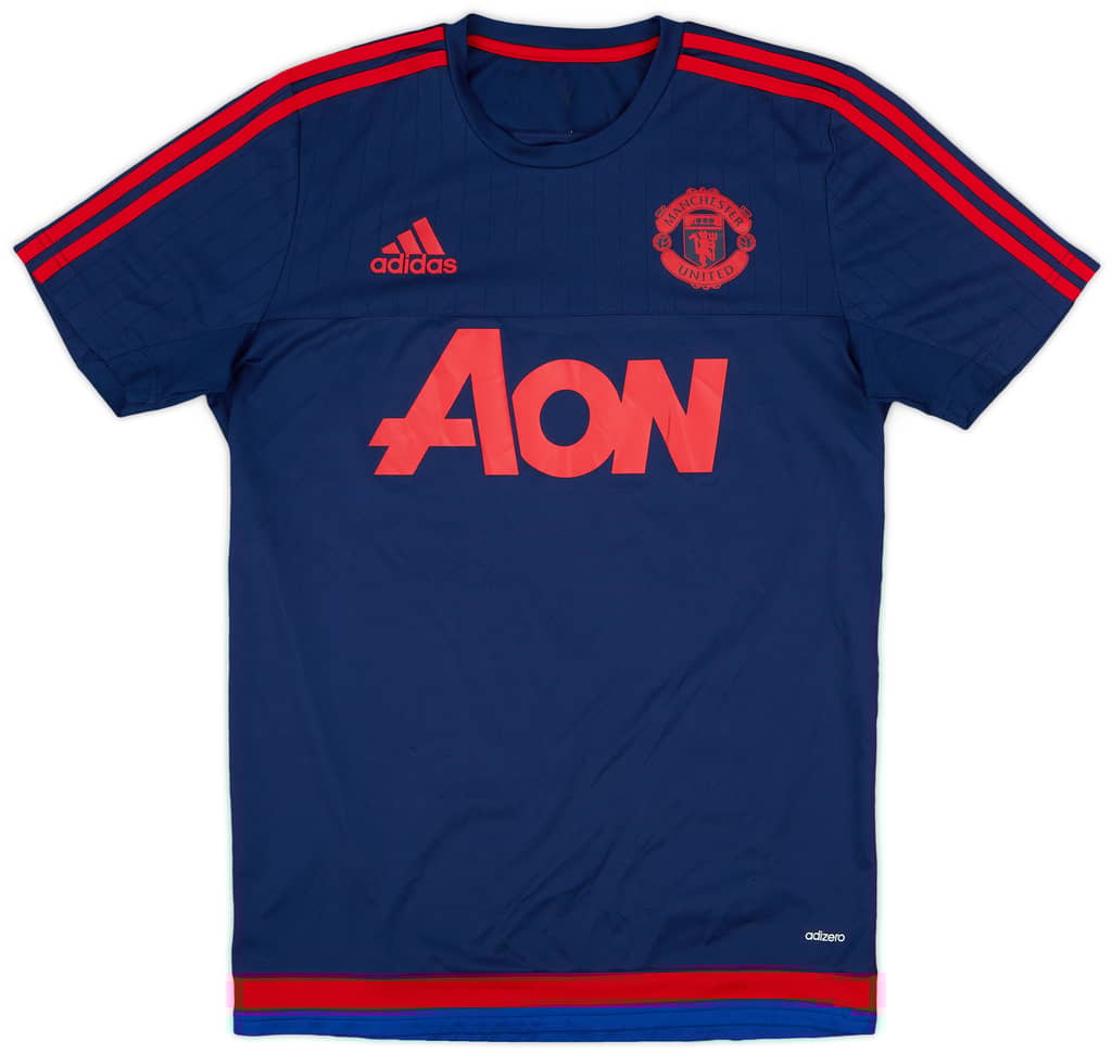 2015-16 Manchester United adidas Training Shirt - 9/10 - (S)