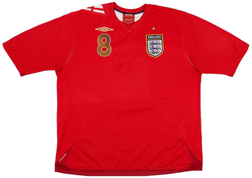 2006-08 England Away Shirt Lampard #8 - 5/10 - (XXL)