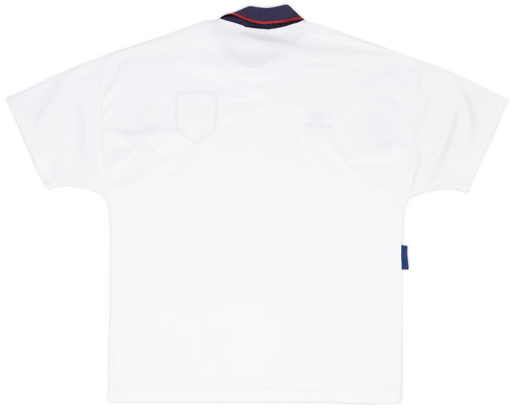 1993-95 England Home Shirt - 5/10 - (XL)