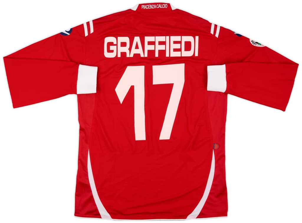 2008-09 Piacenza Match Worn Home L/S Shirt Graffiedi #17