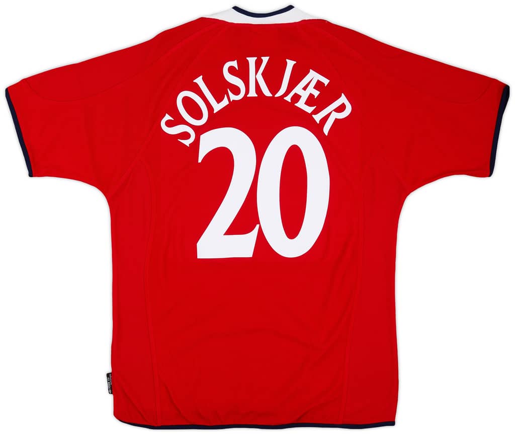 2000-02 Norway Home Shirt Solskjaer #20 (L)