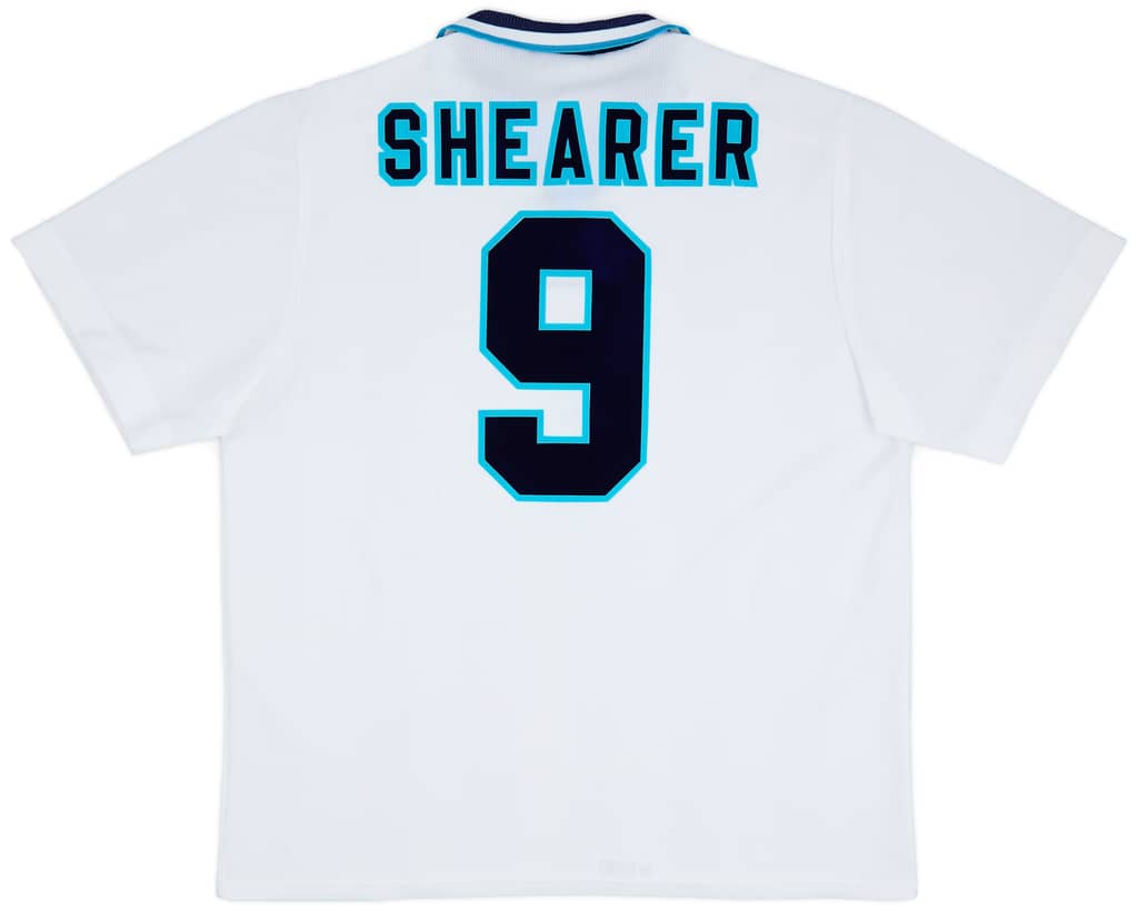 1995-97 England Home Shirt Shearer #9 - 8/10 - (XXL)