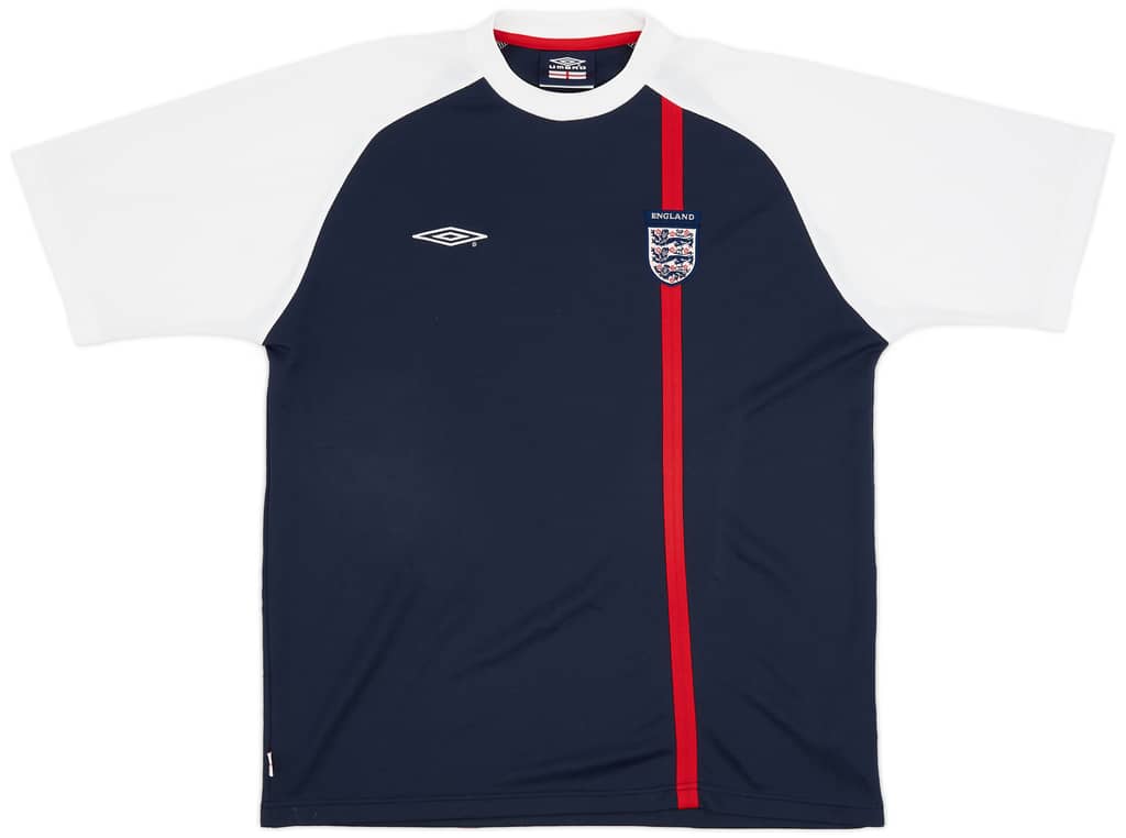 2004-05 England Umbro Training Shirt - 9/10 - (XL)