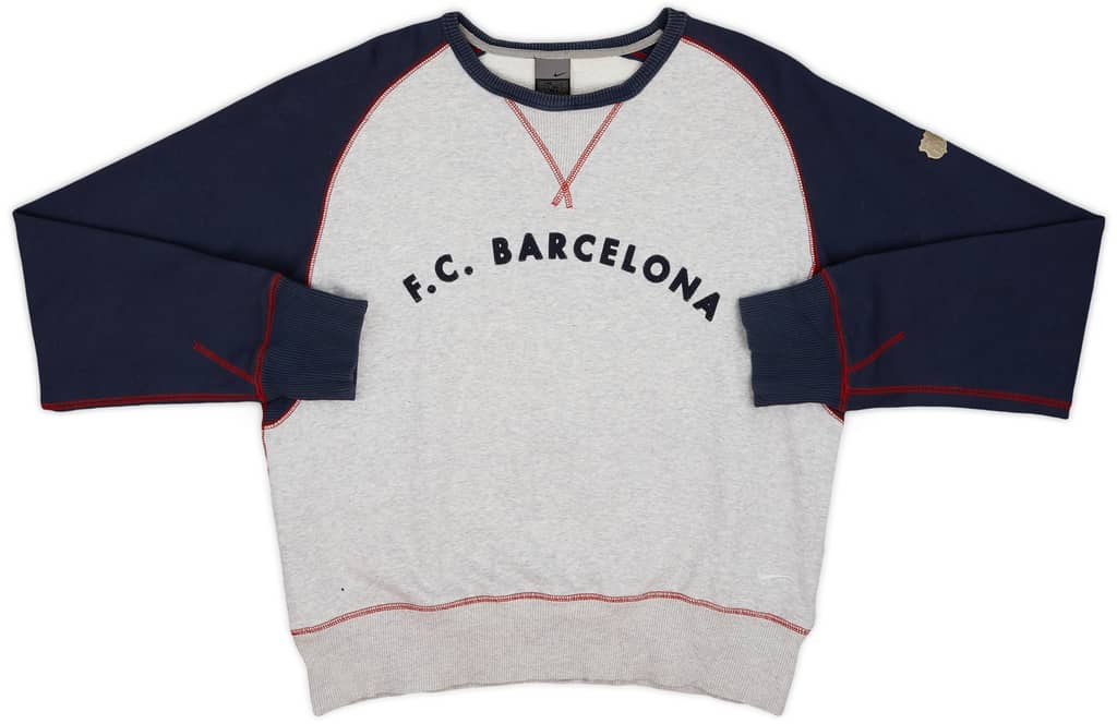 2003-04 Barcelona Nike Sweat Top - 9/10 - (L)