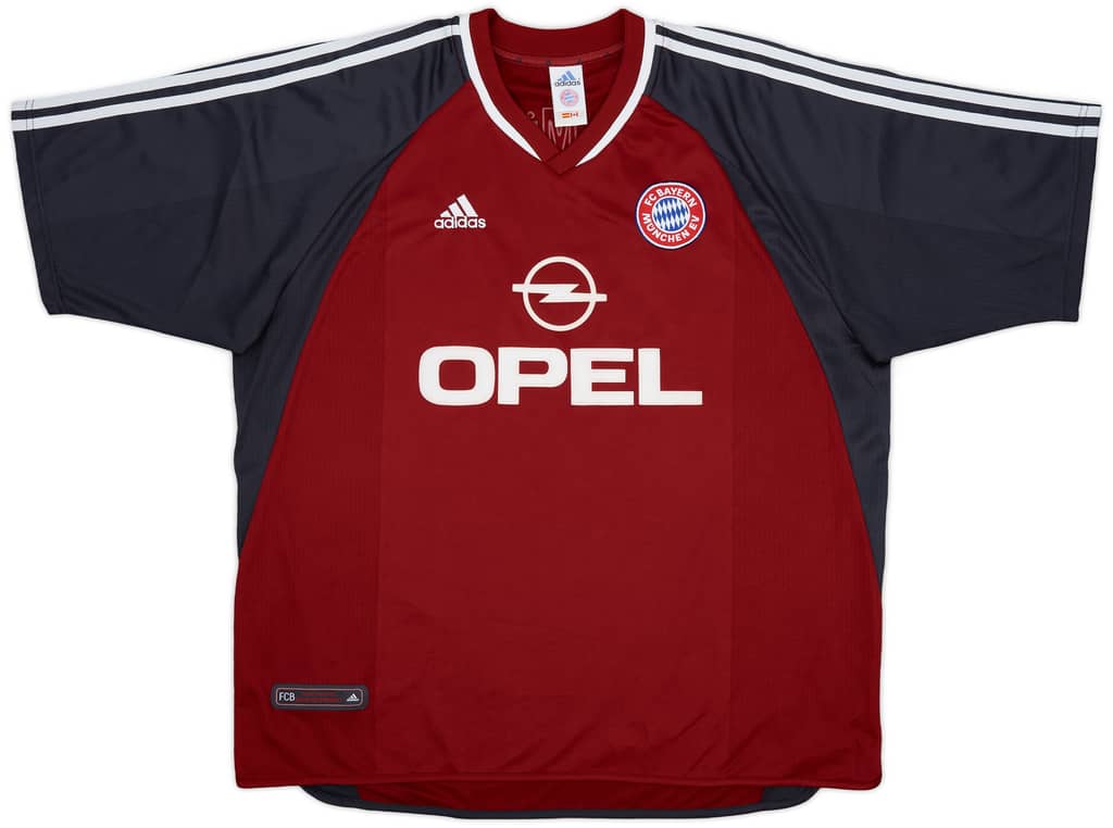 2001-02 Bayern Munich Home Shirt Jancker #19 - 9/10 - (XXL)