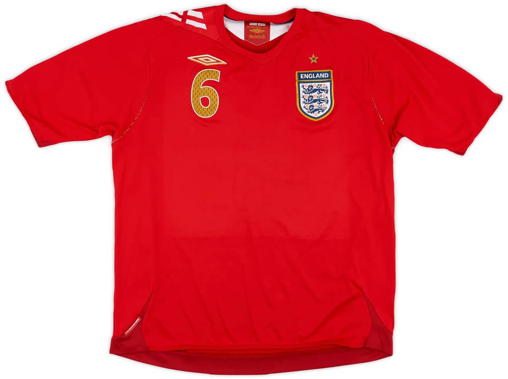 2006-08 England Away Shirt Terry #6 - 7/10 - (XL)