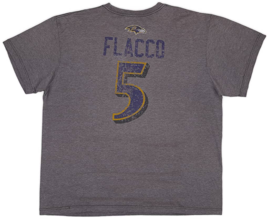 2016 Baltimore Ravens Flacco #5 NFL Tee - 5/10 - (XL)