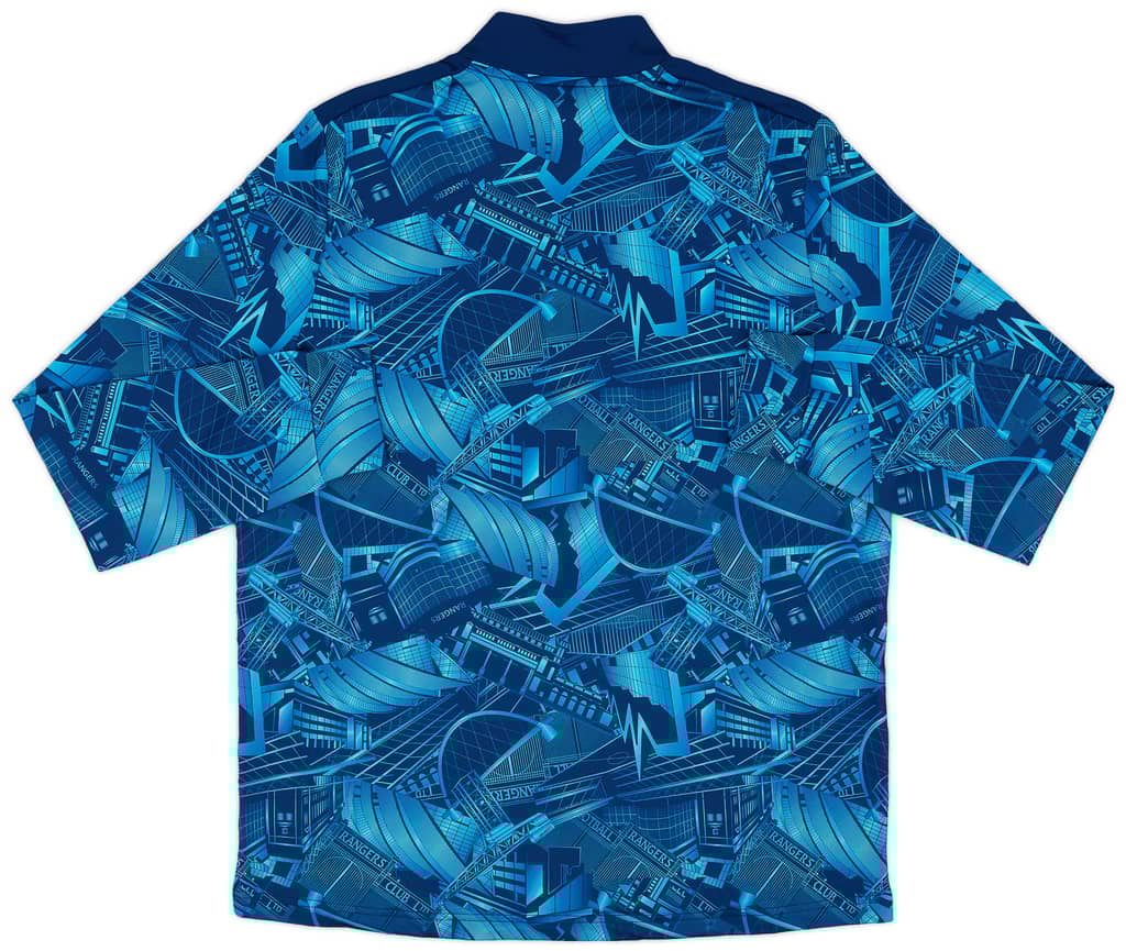 2023-24 Rangers Castore 1/4 Zip Stadium Graphic Top - 7/10
