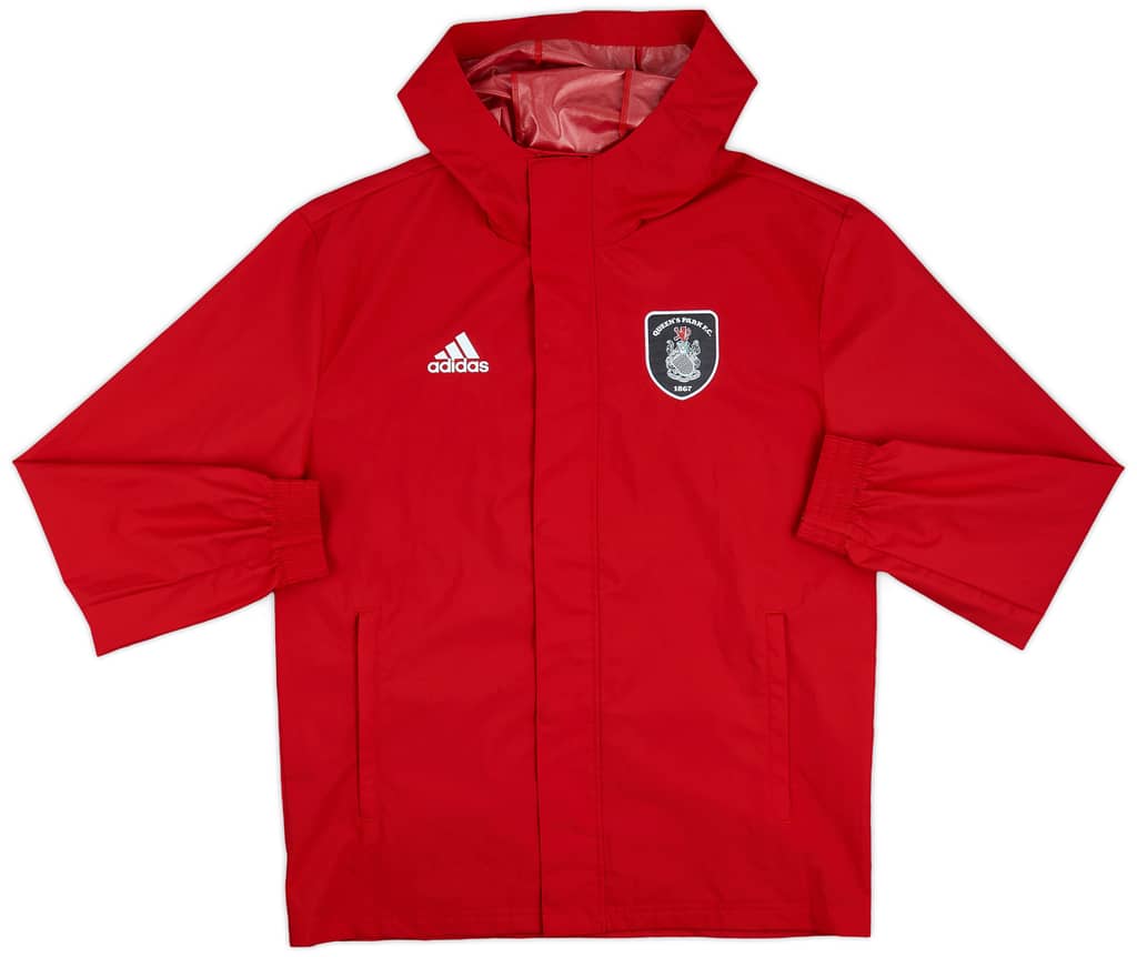2022-23 Queens Park adidas Hooded Rain Jacket - 8/10 - (S)