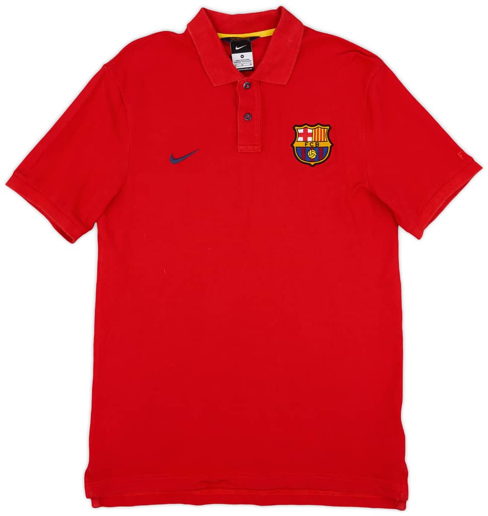 2013-14 Barcelona Nike Polo Shirt - 9/10 - (M)