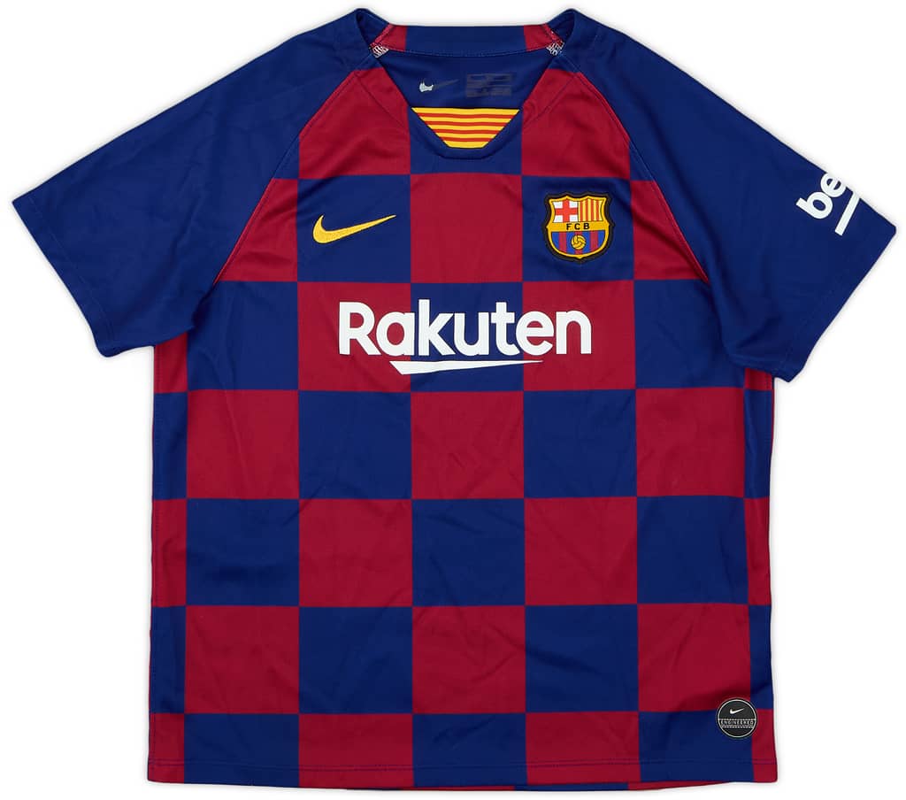 2019-20 Barcelona Home Shirt - 8/10 - (S.Boys)