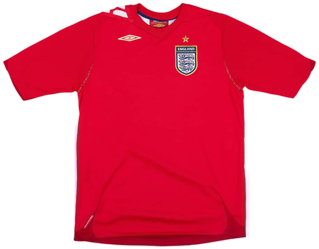 2006-08 England Away Shirt - 8/10 - (XL.Boys)