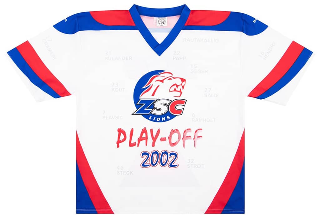 2002 ZSC Lions Play-Off Ochsner Jersey XXL