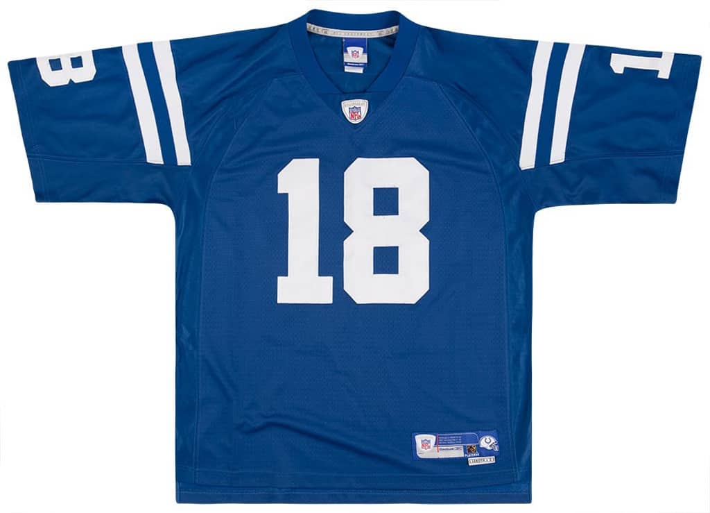 2005-06 Indianapolis Colts Manning #18 Reebok Premier Jersey (Home) XL