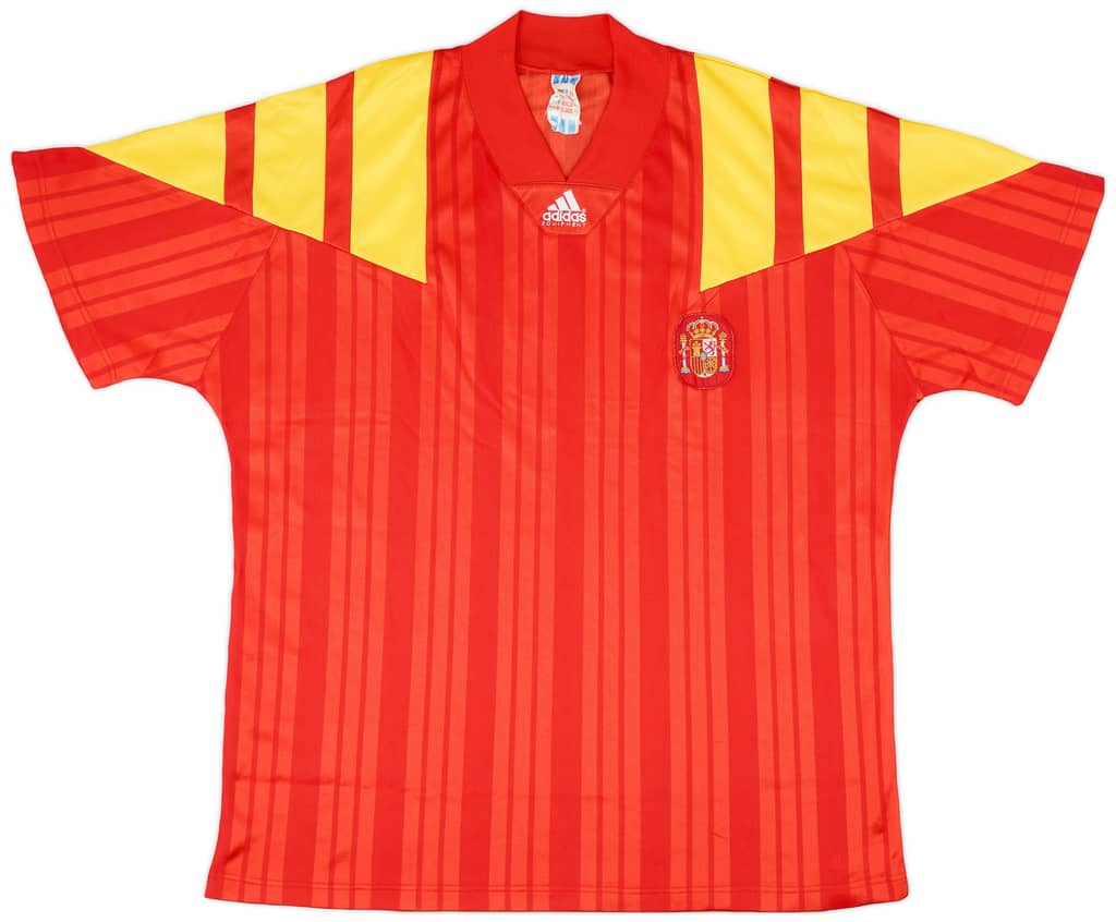 1992-94 Spain Home Shirt - 9/10 - (XL)