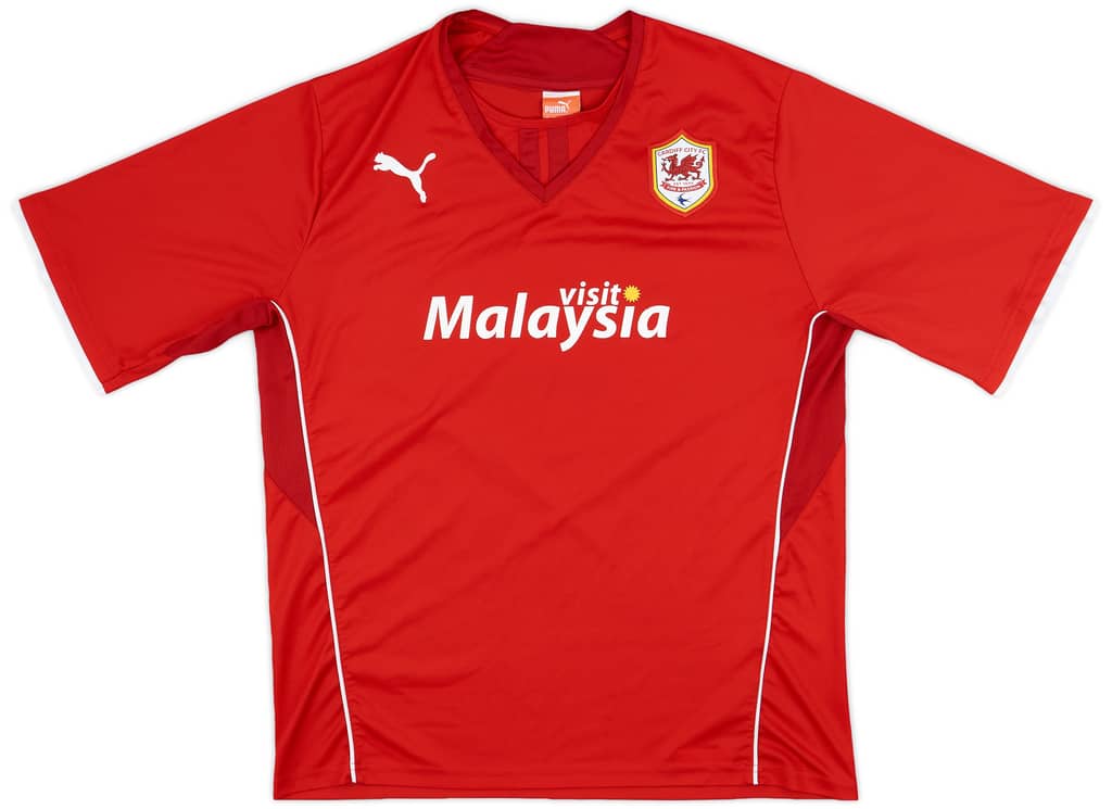 2013-14 Cardiff Home Shirt - 7/10 - (XL)