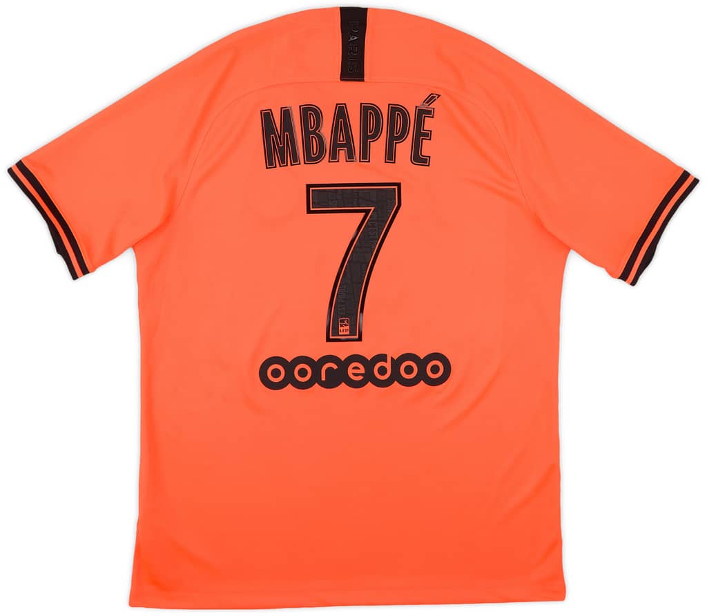 2019-20 Paris Saint-Germain Away Shirt Mbappe #7 - 9/10 - (L)