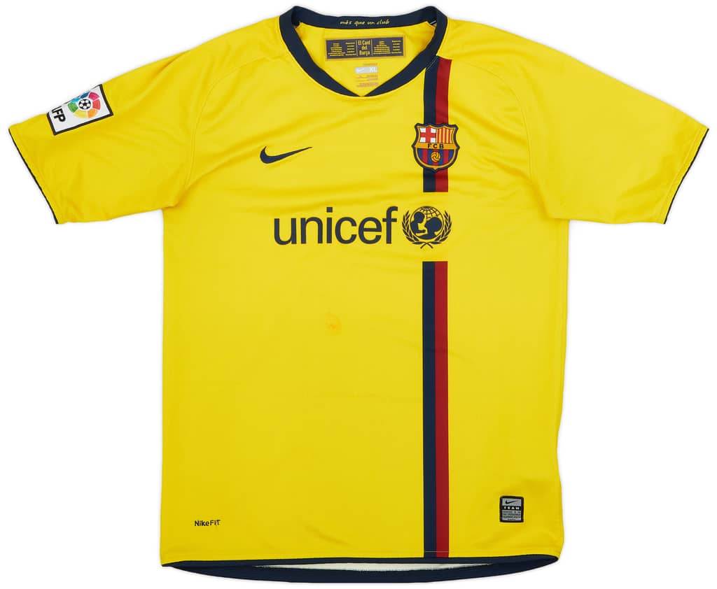 2008-10 Barcelona Away Shirt - 8/10 - (XL.Boys)