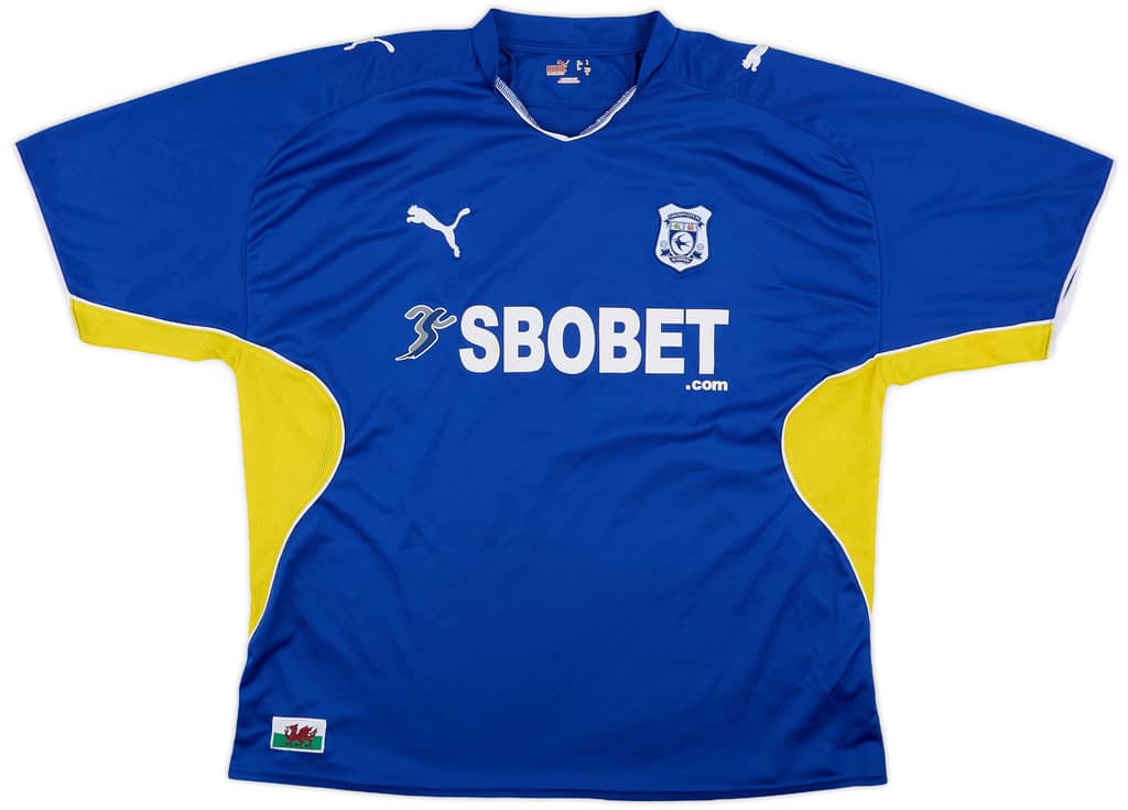 2009-10 Cardiff Home Shirt - 7/10 - (XL)