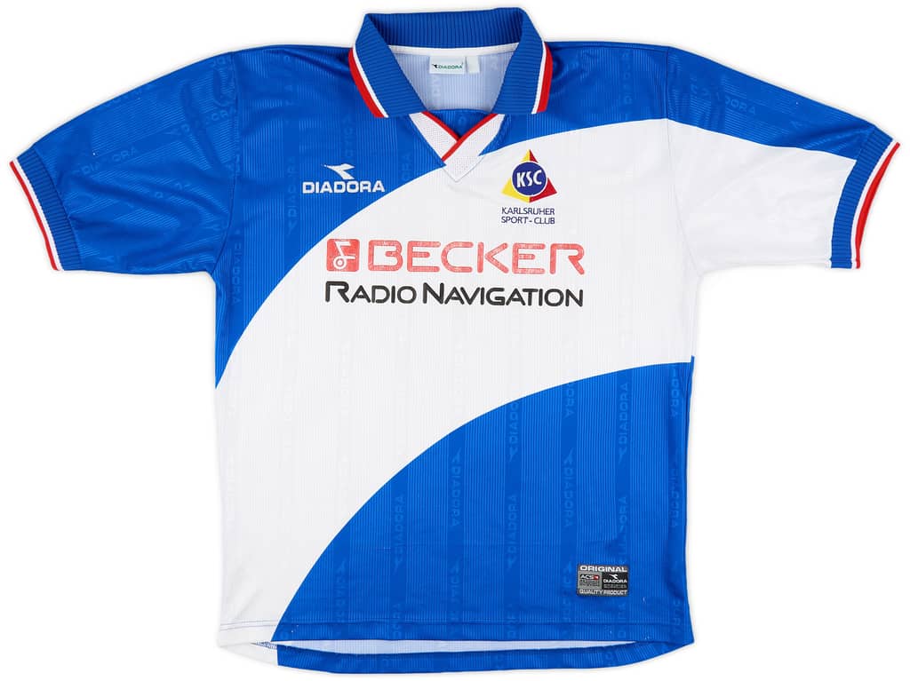 1999-00 Karlsruhe Home Shirt - 6/10 - (XL)