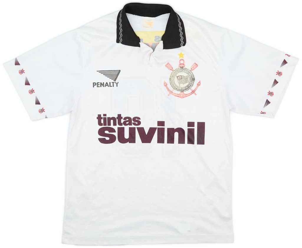 1995 Corinthians Home Shirt #10 - 4/10 - (S)