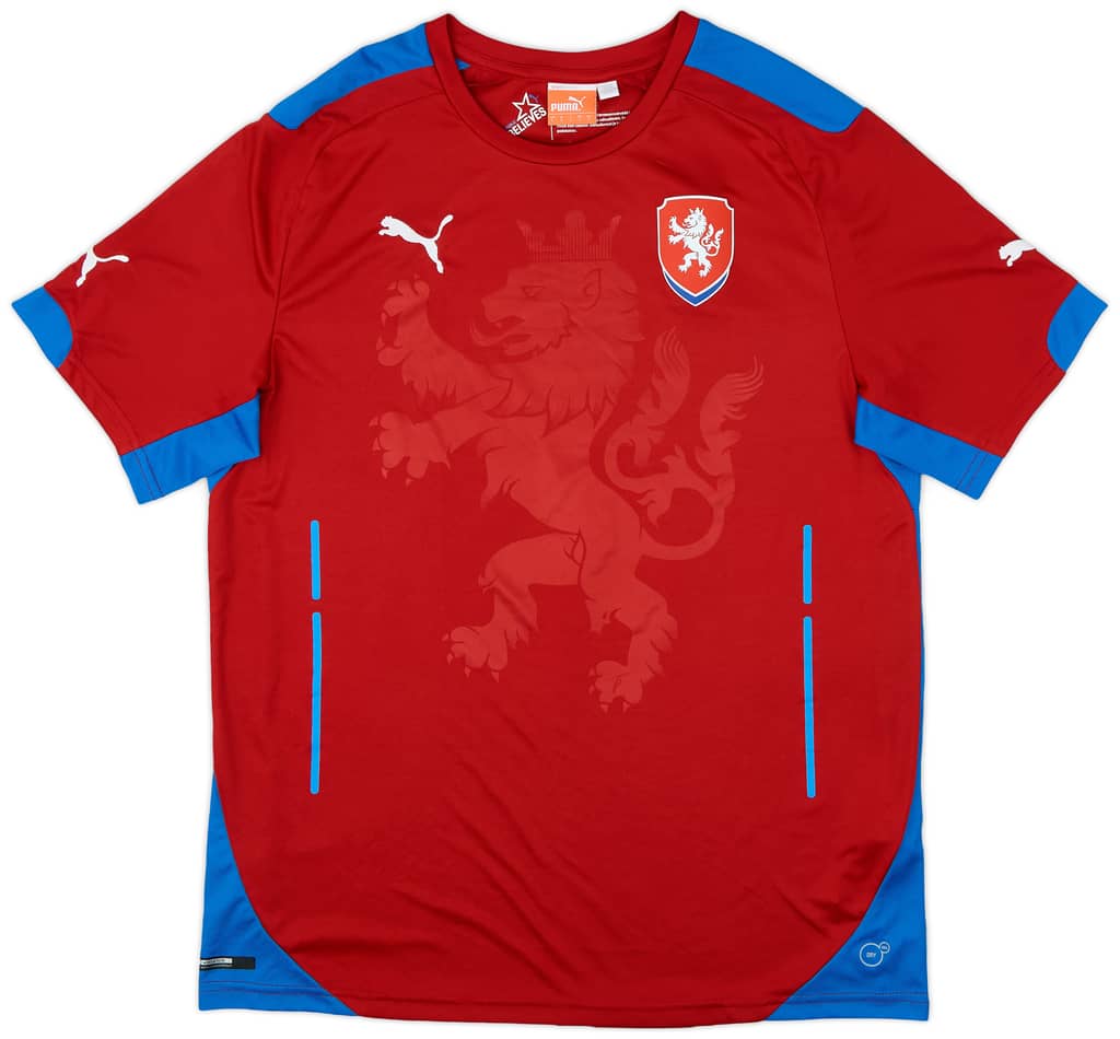 2014-15 Czech Republic Home Shirt - 8/10 - (L)