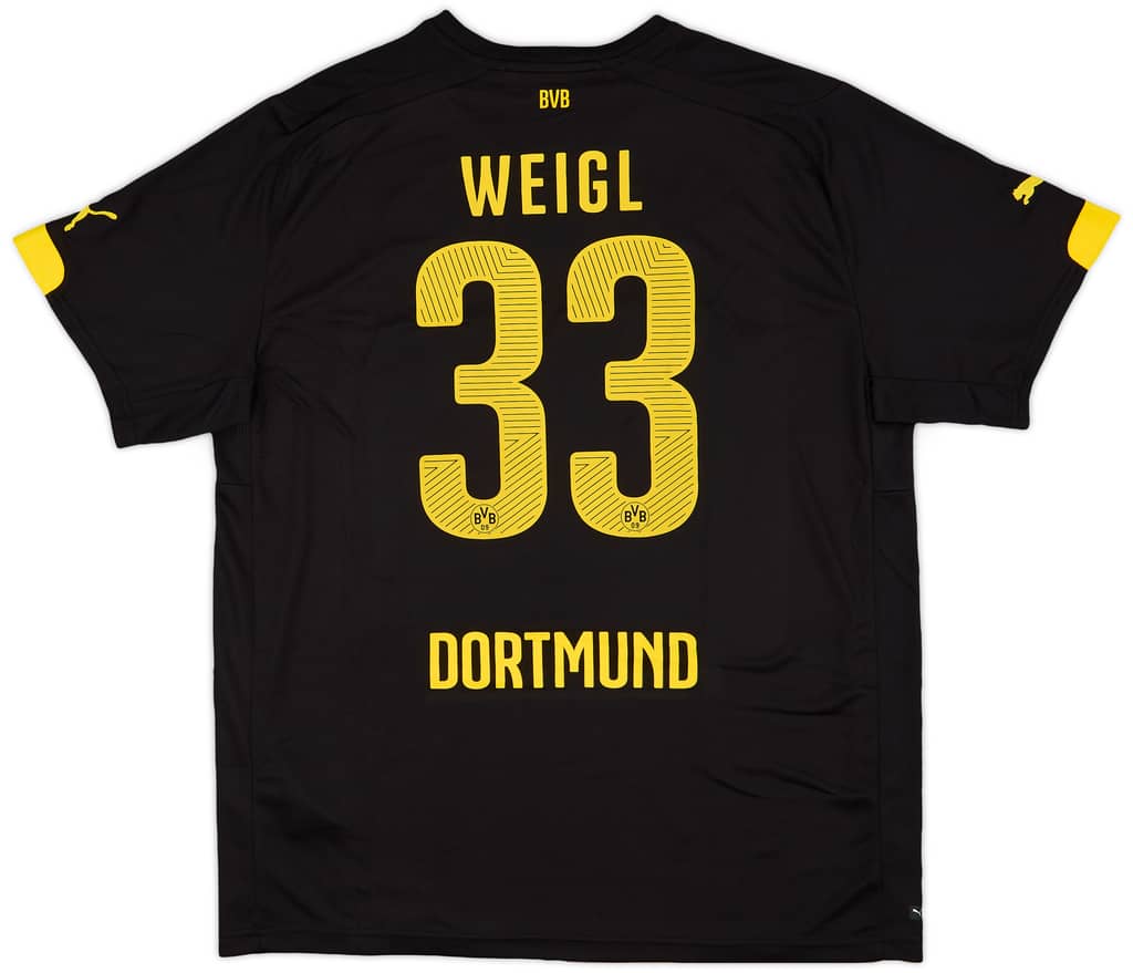 2014-16 Borussia Dortmund Away Shirt Weigl #33 (XL)