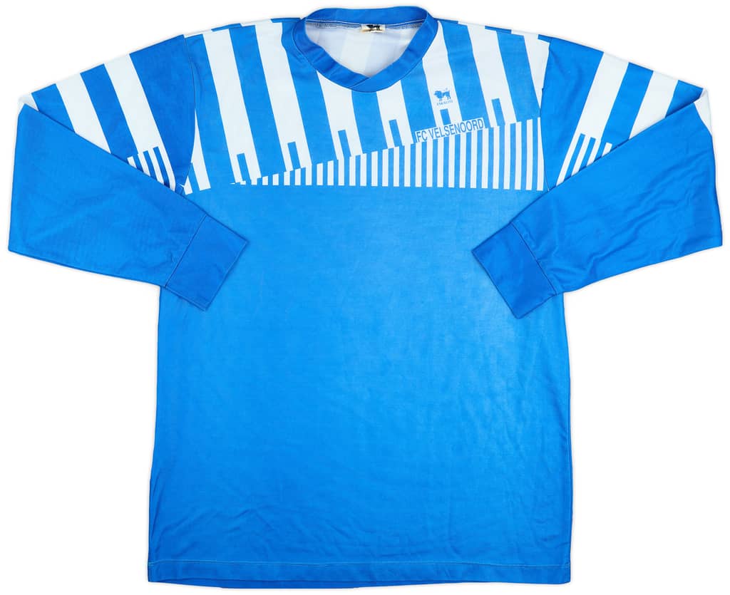 1980s FC Velsenoord Home L/S Shirt - 9/10 - (XXL)