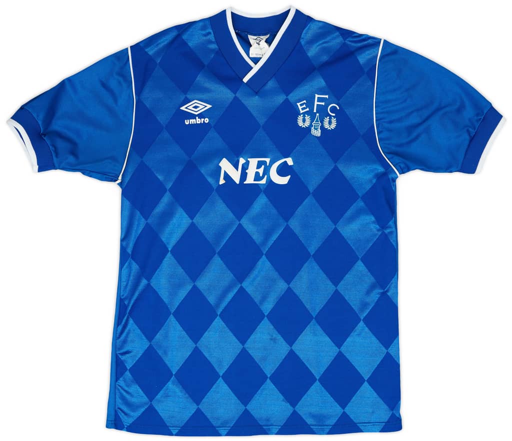 1986-89 Everton Home Shirt - 9/10 - (M)