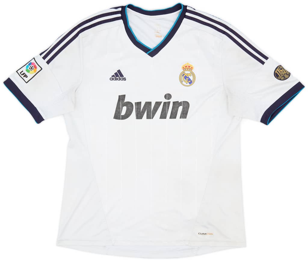 2012-13 Real Madrid Home Shirt - 4/10 - (XL)