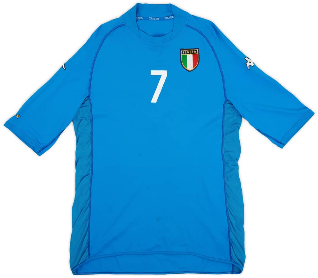 2002 Italy Home Shirt Del Piero #7 - 7/10 - (3XL)