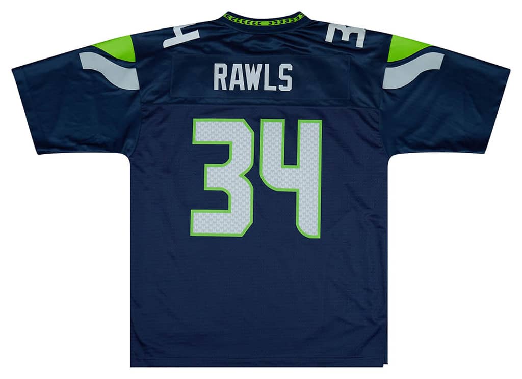 2015-17 Seattle Seahawks Rawls #34 NFL Pro Line Jersey (Home) L