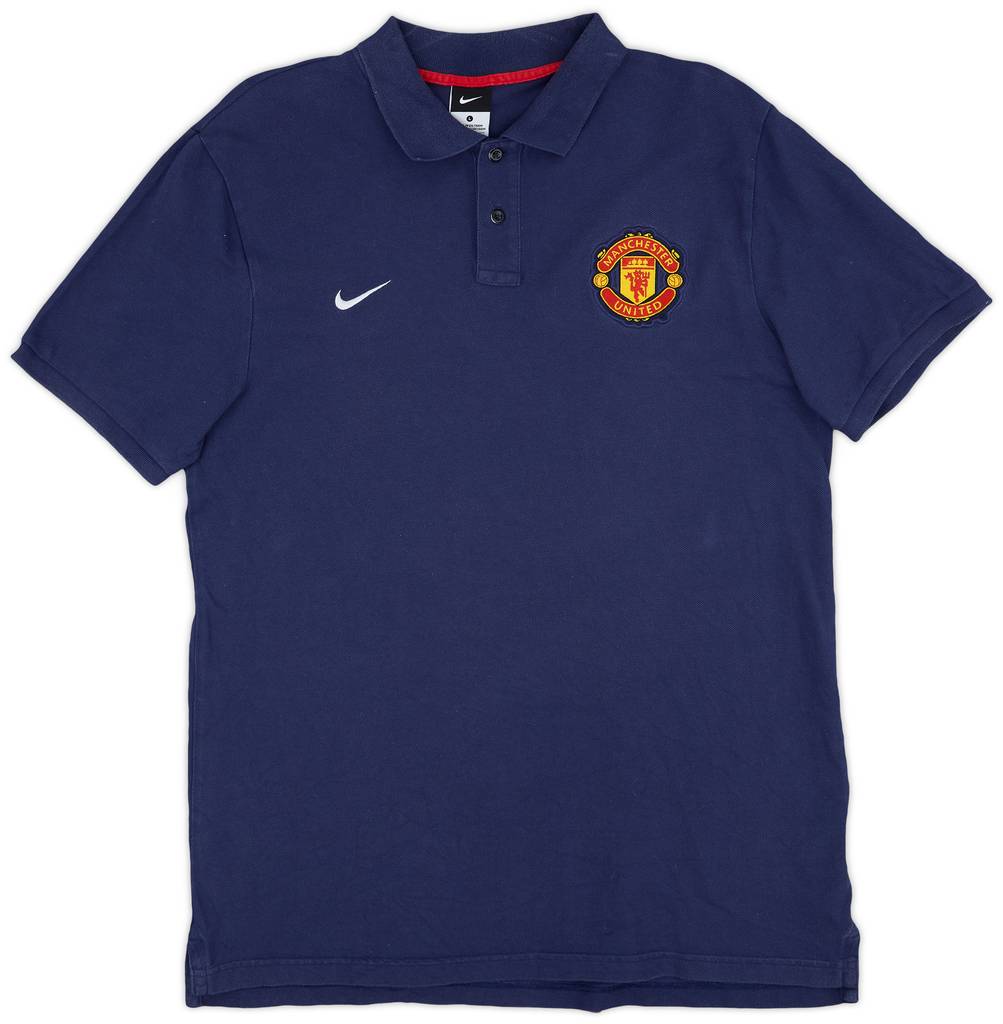 2013-14 Manchester United Nike Polo Shirt - 8/10 - (L)