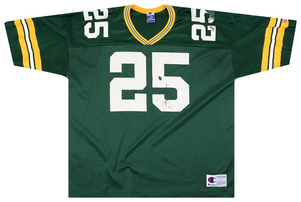 1997-00 Green Bay Packers Levens #25 Champion Jersey (Home) XL