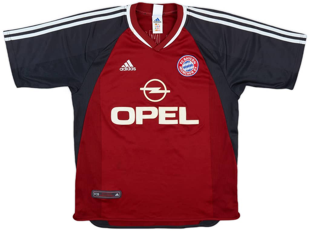 2001-02 Bayern Munich Home Shirt Elber #9 - 6/10 - (M)