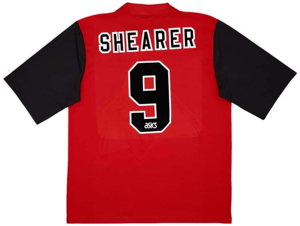 1995-96 Blackburn Away Shirt Shearer #9 - 8/10 - (XL)