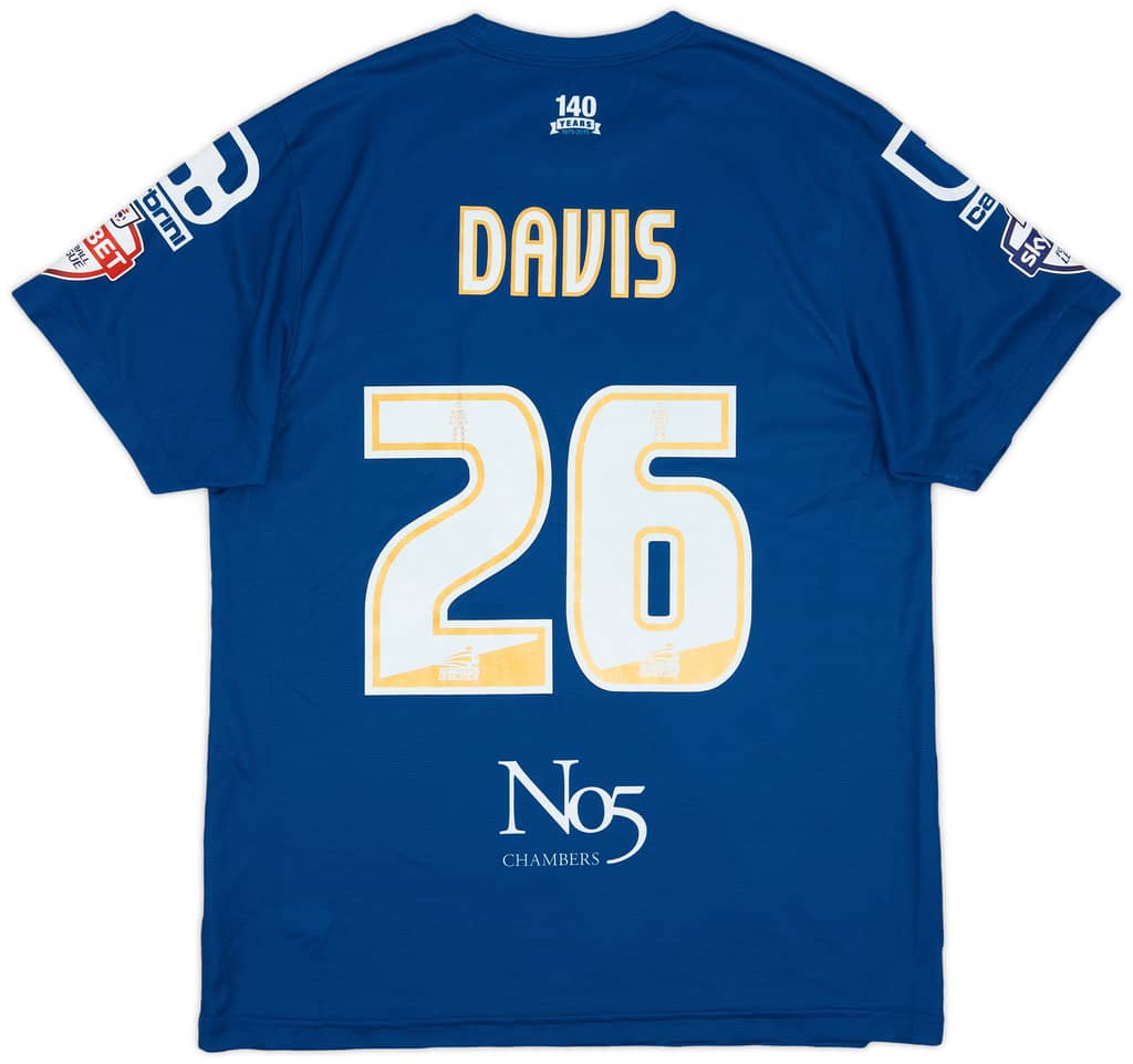 2015-16 Birmingham Match Issue Home Shirt Davis #26
