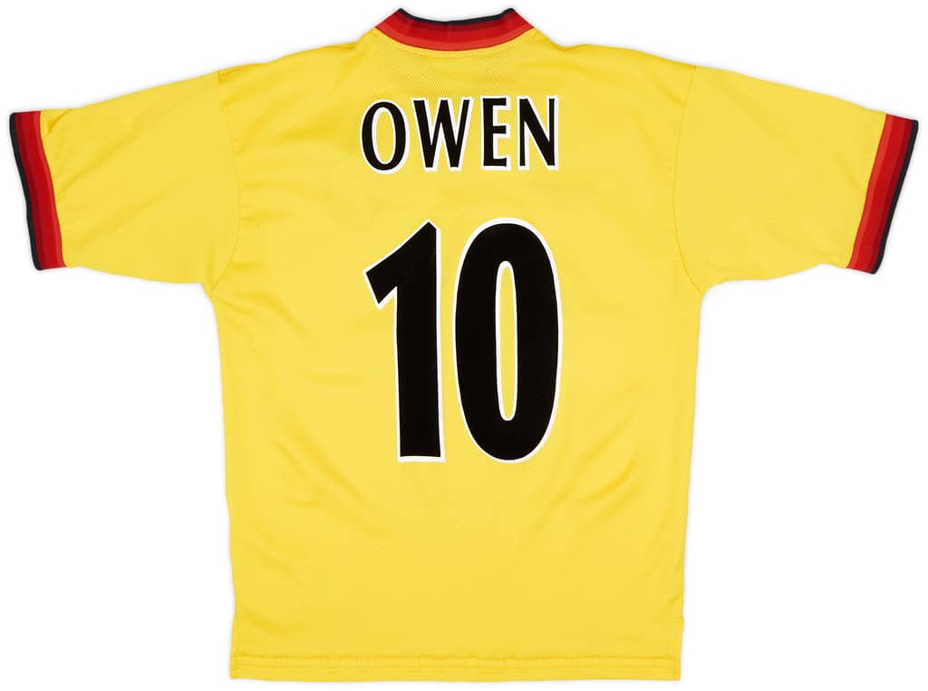 1997-99 Liverpool Away Shirt Owen #10 - 6/10 - (M)